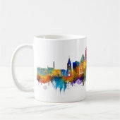 Bielefeld Germany Skyline コーヒーマグカップ (左)