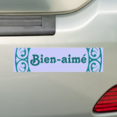 Bien-aiméのフランスのなバンパーステッカー バンパーステッカー (車上)