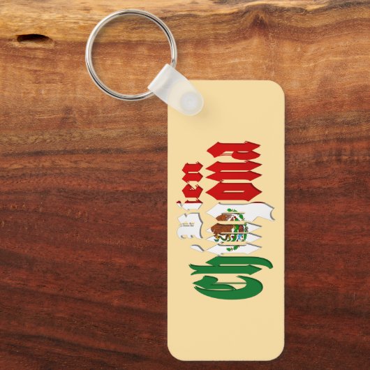 Bien Chingona Mexican Pride Chicano キーホルダー (正面)