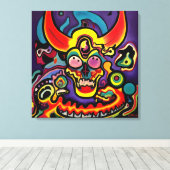 Bien podrías discutir con el Diablo キャンバスプリント (インサイチュ (ウッドフロア))