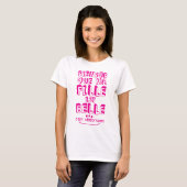 biensur fille belle citation vue hereditaire humou tシャツ (正面フル)