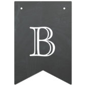 Bienvenidos -黒板のデザインの旗 バンティングフラッグ (第2の旗)