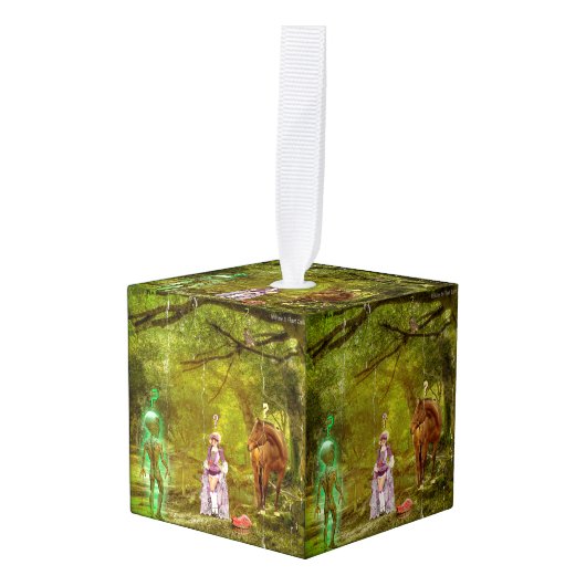 Bienvenidos al Planeta Tierra キューブオーナメント (正面アングル)