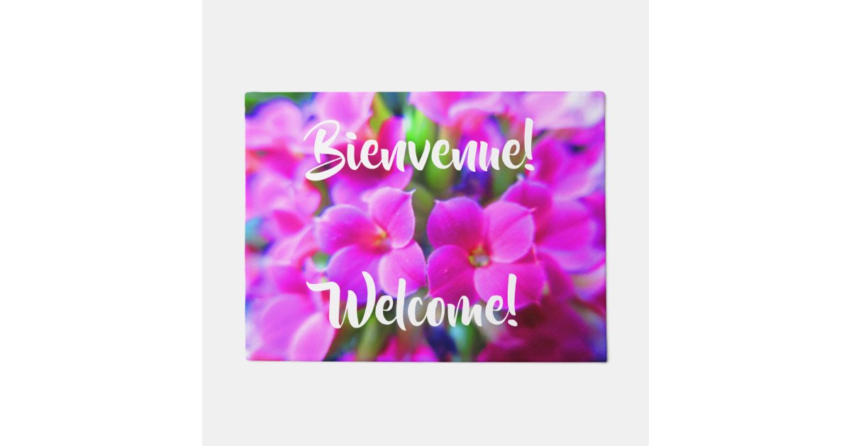 Bienvenueの歓迎されたフランス語 英語明るい花 ドアマット Zazzle Co Jp Bienvenueの歓迎されたフランス語 英語明るい花 ドアマット Zazzle Co Jp