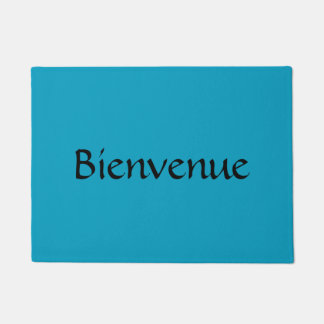 Bienvenueのフランスのなドアマット ドアマット