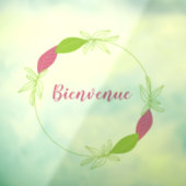 Bienvenueビニールシールビトリンポート ウィンドウサイン (シート3)