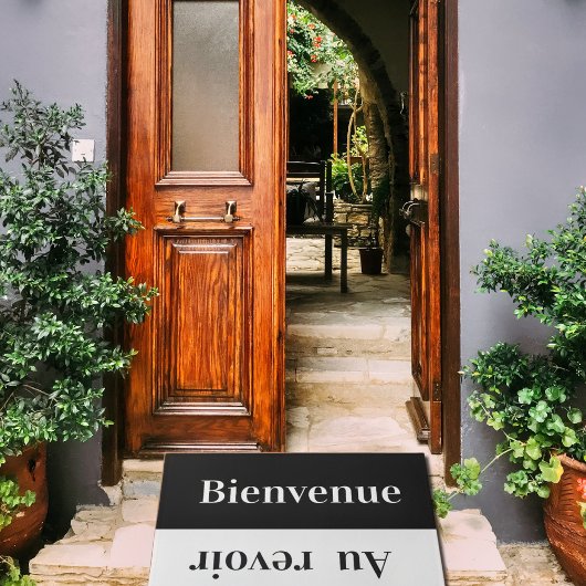 Bienvenue - Doormatの挨拶フランスの文 ドアマット