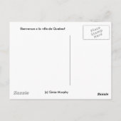 Bienvenue la Ville deケベック! ポストカード (裏面)