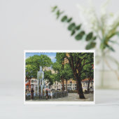 Bienville Sq.、モバイル、ALヴィンテージ ポストカード (スタンド正面)