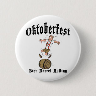 Bierのバレルの圧延のオクトーバーフェスト 缶バッジ