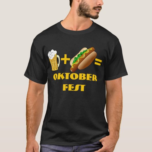 BierのundのWurst Tシャツ (正面)