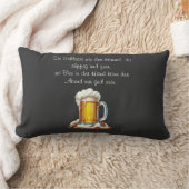 Bier so suffig  ランバークッション (ブランケット)