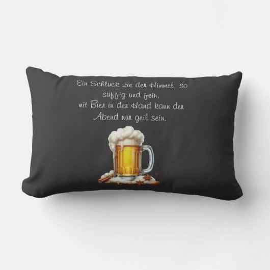 Bier so suffig  ランバークッション (正面)