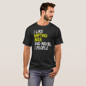 Bier Trinker Raftingboot I like Rafting & Beer Raf Tシャツ (正面フル)