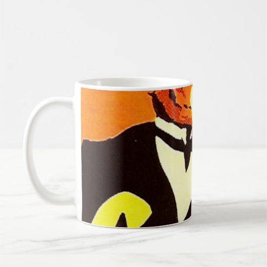 Biereを平手で打って下さい コーヒーマグカップ (左)