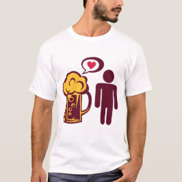 biere alcool aime love personnage boire tシャツ