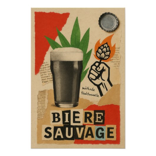 Bière Sauvage - Poster ポスター (正面)