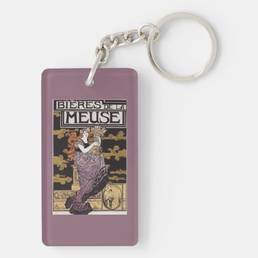 Bieres deのlaのムーズの昇進ポスター キーホルダー (裏面)