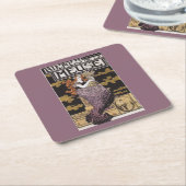 Bieres deのlaのムーズの昇進ポスター スクエアペーパーコースター (アングル)