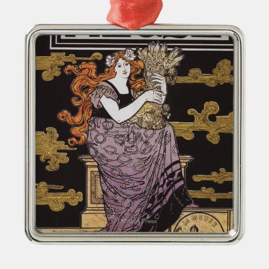 Bieres deのlaのムーズの昇進ポスター メタルオーナメント (正面)