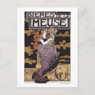 Bieres de la Meuseプロモーションポスター ポストカード
