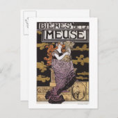 Bieres de la Meuseプロモーションポスター ポストカード (正面/裏面)
