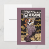 Bieres de la Meuseプロモーションポスター ポストカード (正面/裏面)