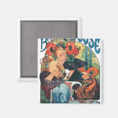 Bieres de la Meuse, Mucha マグネット (正面/裏面)