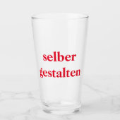 Bierglas selber gestalten  タンブラーグラス (正面)