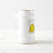 Bierkrug mit Bier ビールジョッキ (正面左)