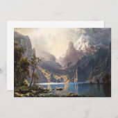 Bierstadtタホ湖の招待状 招待状 (正面/裏面)