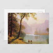 Bierstadt – カーンズリバーバレー,カリフォルニア州, ポストカード (正面/裏面)