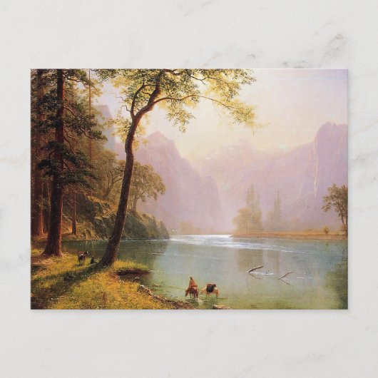 Bierstadt – カーンズリバーバレー,カリフォルニア州, ポストカード (正面)