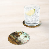 Bierstadt – フロリダシ素晴らしーン絵画、アート ペーパーコースター (インサイチュ)