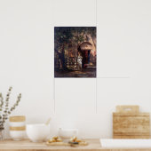 Bierstadt – 日光と影 ポスター (キッチン)