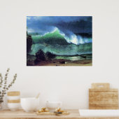 Bierstadt - Emerald Sea, fine art painting, ポスター (キッチン)