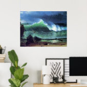 Bierstadt - Emerald Sea, fine art painting, ポスター (ホームオフィス)
