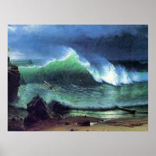 Bierstadt - Emerald Sea, fine art painting, ポスター (正面)