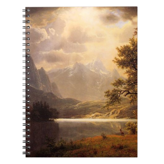 Bierstadt Estes公園のコロラド州のノート ノートブック (正面)