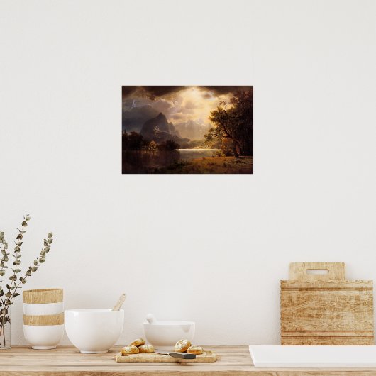 Bierstadt Estes Park Colorado Poster ポスター (キッチン)