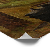 Bierstadt Giant Sequoia Forest Painting ポスター (角)