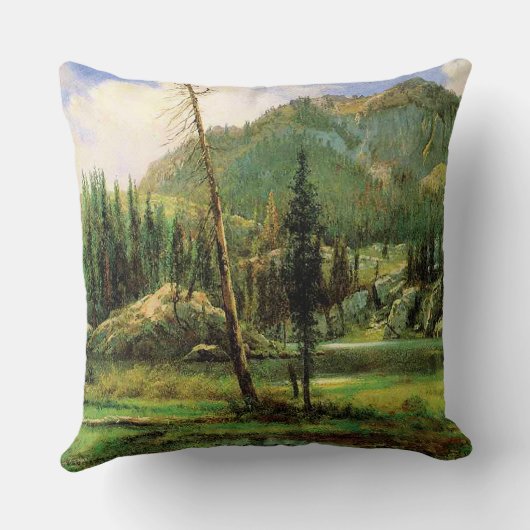 Bierstadt - Sierra Nevada Mountains, クッション (裏面)