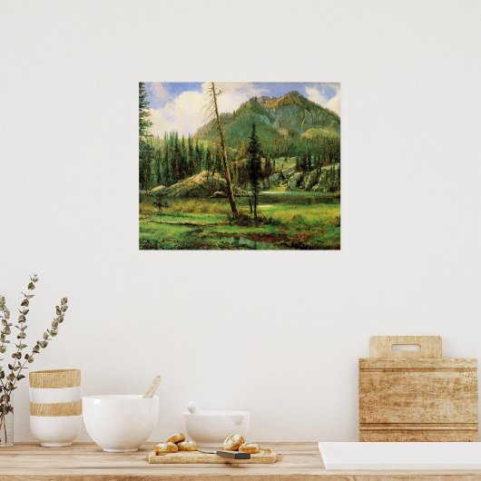 Bierstadt - Sierra Nevada Mountains, ポスター (キッチン)