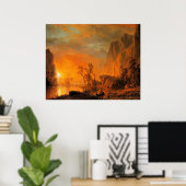 Bierstadt - Sunset in the Rockies, ポスター (ホームオフィス)