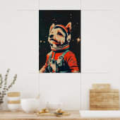 Biewer Terrier Astronaut Poster, Biewer Terrier ポスター (キッチン)