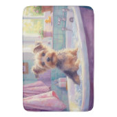 Biewer Terrier Bath Time Adorable Bathroom Decor バスマット (正面縦)