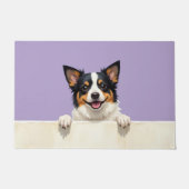 Biewer Terrier Dog Doormat Art ドアマット (正面)