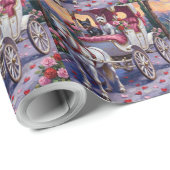 Biewer Terrier Dog Valentine's Day ラッピングペーパー (ロールコーナー)