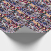 Biewer Terrier Dog Valentine's Day ラッピングペーパー (角)