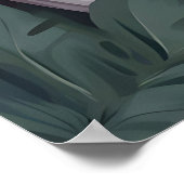 Biewer Terrier In Bathtub Poster, Funny Dog ポスター (角)